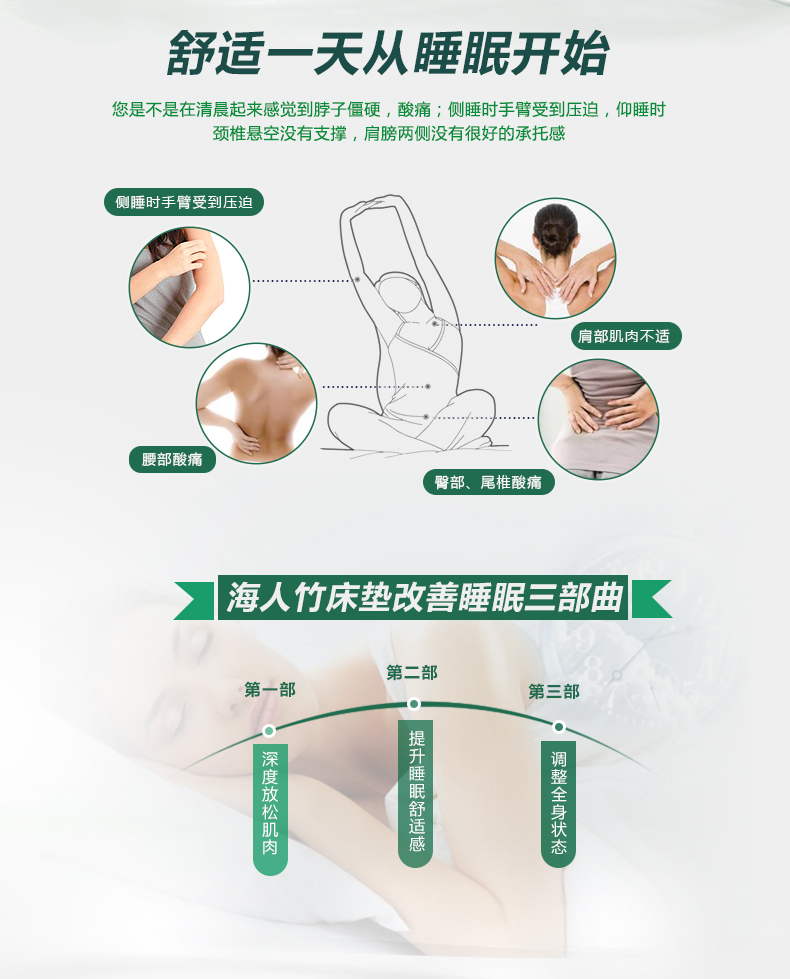 海人竹床墊